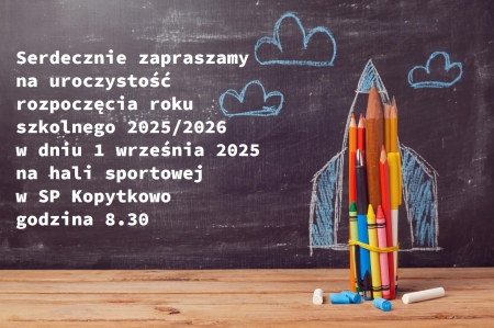 Rozpoczęcie roku szkolnego 2025 - 2026